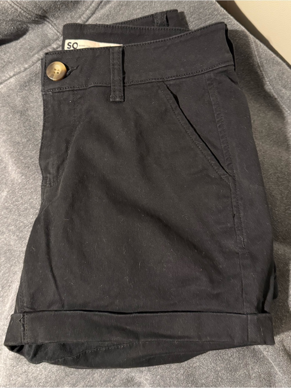 SO Black womens Casual Chino Shorts
